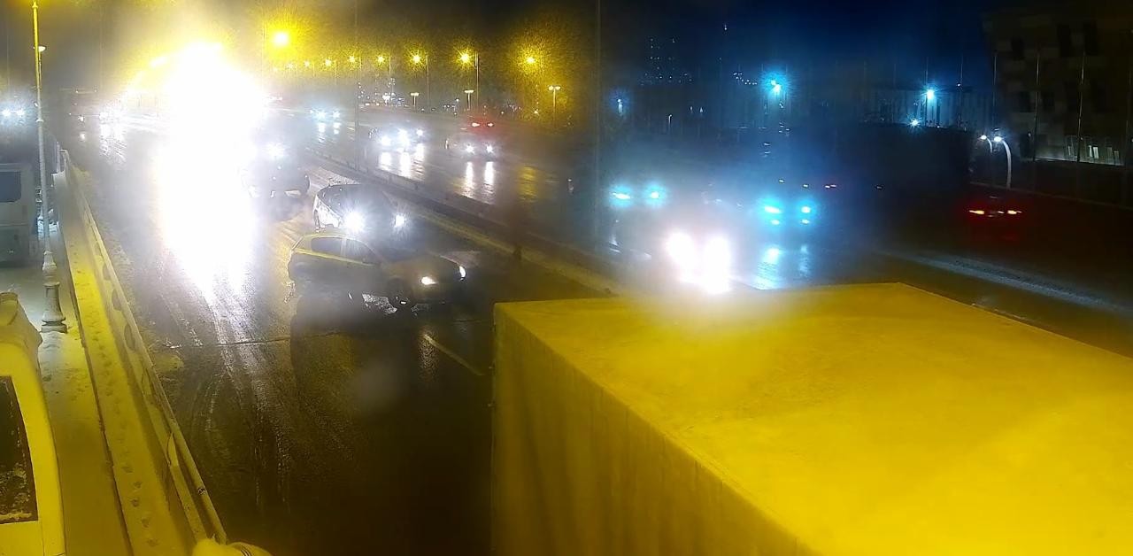 Bakının bu yollarında qəzalar olub - FOTOLAR